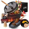 Gusskönig Dutch Oven 12 l mit Füßen 2in1 Deckelheber und Produktbild-Vorschau 1