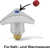 Hahnoberteil mit Dreisterngriff Sanitäroberteil Kalt- & Produktbild-Vorschau 3