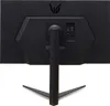 The back of a black computer monitor on a white background. Produktbild-Vorschau