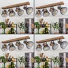 Cotes »Cotes« Deckenlampe, Holz/Metall, Braun/Schwarz Produktbild-Vorschau 2