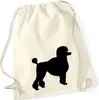 Huuraa Turnbeutel Pudel Silhouette 12 Liter Natural Produktbild-Vorschau 1