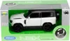 Modello 1:34, Land Rover Defender 2020, bianco Anteprima dell’immagine prodotto 4