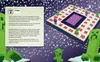 A board game with Minecraft-themed characters and a portal in the center, next to a text box with instructions. Produktbild-Vorschau