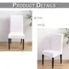 Kryty na židle 4 Pack, univerzální stretch moderní Náhled obrázku produktu 5