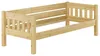 Kieferbett natur Einzelbett 90x200 Massivholz-Bettgestell Produktbild-Vorschau 2