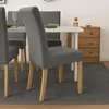 Ruhhy 25990 Elastický potah na židli 6 ks, tmavě šedá Náhled obrázku produktu 12