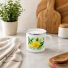 Kubek Emaliowany z Pokrywką 600ml Cytryny Uniwersalny do Podgląd zdjęcia produktu 2