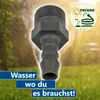 tecuro Schlauchtülle mit AG - Ø 4-5 mm x 1/4 Zoll - Nylon Produktbild-Vorschau 3