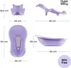 SET: Babywanne, Anti-Rutsch-Matte, Ständer, Ablassschlauch, Produktbild-Vorschau 4