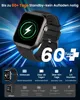 2026 1000mAh Akku Smartwatch Herren Damen 1.83 " Produktbild-Vorschau 2