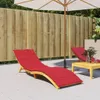 vidaXL Sonnenliegen-Auflage Rot 200x70x3 cm Oxford-Gewebe Produktbild-Vorschau 2