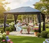 Sojag Pavillon Verona 10x14 anthracite 298 x 423 x 261 cm Voir les images du produit 14