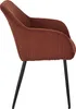 Fauteuil Cotele Scott Terracotta - Lot De 2 Voir les images du produit 3