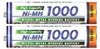Two Panasonic Ni-MH AAA batteries are shown side-by-side against a white background. Produktbild-Vorschau