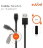 subtel, Chargeur USB pour Garmin Fenix 8 7 Forerunner 265 Voir les images du produit 5