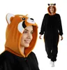 Onesie Kigurumi Pyjama Kostüm für Erwachsene Roter Panda S: Produktbild-Vorschau 1