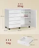VASAGLE pojízdný kontejner, skříňka na dokumenty, skříňka s Náhled obrázku produktu 7
