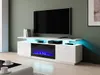 Mobile porta TV con camino e illuminazione LED SALTA - Anteprima dell’immagine prodotto 1