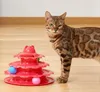 Katzenspielzeug – Roter Turm mit Bällen Produktbild-Vorschau 2