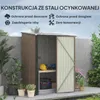 Domek narzędziowy Outsunny 1,34 m², szafka narzędziowa z Podgląd zdjęcia produktu 4