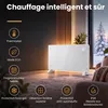 EXTRALINK Radiateur électrique en verre 2000 W, WiFi, Voir les images du produit 3