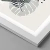 Gerahmtes Poster - Weißer Rahmen - Monstera Palme Grafik - Produktbild-Vorschau 2