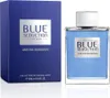 A box and bottle of Antonio Banderas Blue Seduction for Men eau de toilette. Anteprima dell’immagine prodotto