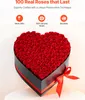 VEVOR 100 pcs. Boîte de roses éternelles en forme de cœur, Voir les images du produit 2