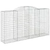 Gabionen mit Hochbogen 10 Stk 300x50x160/180cm Verzinktes Produktbild-Vorschau 3