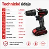 AJIEQAQ Aku šroubovák 21V sada, aku příklepová vrtačka 3v1 Náhled obrázku produktu 8