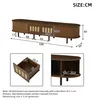 TV-Lowboard 180 cm breit, TV-Schrank für 80-Zoll-Fernseher Produktbild-Vorschau 2