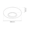 Plafondlamp TOKYO GOLD, 48W, diameter 500 mm, met Productafbeelding-voorbeeld 5