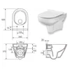 BADLAND WC Set: Vorwandelement C201 inkl. Wand Tiefspül WC Produktbild-Vorschau 6