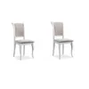 Two dining chairs are shown against a white background. Podgląd zdjęcia produktu