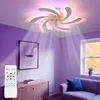Leise Deckenventilator 70W Deckenleuchte mit RGB Produktbild-Vorschau 9