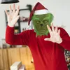 Grinch Maske Weihnachtliche Grüne Monster Maske Weihnachts Produktbild-Vorschau 5