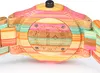 Alienwork Armbanduhr Damen Mehrfarbig Holz-Armband Produktbild-Vorschau 4