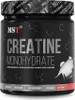 A black tub of Creatine Monohydrate supplement with silver and red text and graphics. Produktbild-Vorschau