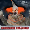 HOMCOM 183 cm Decorazione di Halloween: clown in piedi con Anteprima dell’immagine prodotto 4