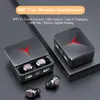 A product shot of wireless headphones and their charging case, with marketing text overlay. Náhľad obrázku produktu