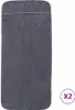 vidaXL Strandtücher 2 Stk. Anthrazit 60x135 cm Stoff 400 Produktbild-Vorschau 1