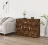 A sideboard in a living room setting next to a sofa. Voir les images du produit