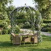 COSTWAY, Arco per rose 203x203x296 cm, in metallo, con Anteprima dell’immagine prodotto 8