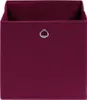 vidaXL Boîtes de rangement 4 pcs. Rouge foncé 32x32x32cm Voir les images du produit 2