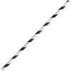 NATUREStar 421110Papiertrinkhalme Classic schwarz/weiß Anteprima dell’immagine prodotto 2