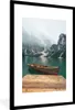 MuchoWow® Gerahmtes Poster Nebel - Schnee - Berg - Boot Produktbild-Vorschau 1