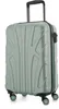 A mint green suitcase on a white background. Voir les images du produit