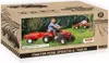 Dolu Traptractor met Aanhanger Rood/Zwart Produktbild-Vorschau 4