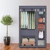 Stoffschrank, Kleiderschrank mit Kleiderstange und Ablagen, Produktbild-Vorschau 6