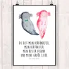 Mr. & Mrs. Panda Bild Axolotl Freundin DIN A5 - Weiß - Produktbild-Vorschau 2